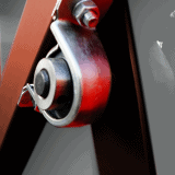 Piec hartowniczy ICF - łożyska przeciwwagi furty