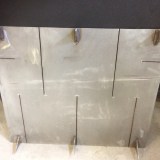 Piec hartowniczy przemysłowy - płyta denna ze stali wysokotemperaturowej