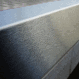 Piec hartowniczy - stal nierdzewna zastosowana na około otworu wlotowego