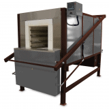 Piec do hartowania - drzwi otwierane w dół