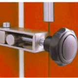 Piec do wypalania ceramiki - nierdzewny zamek drzwi