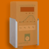 Piec do wypalania ceramiki - uchwyt ścienny na kontroler