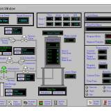Hot Isostatic Press - computer control system Wonderware general panel