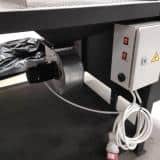 Stół hartowniczy - wentylator studzący pole odkładcze