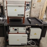 Stanowisko hartownicze wraz z wannami, polem odkładczym i piecami do hartowania i odpuszczania