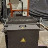 Stanowisko hartownicze wraz z wannami, polem odkładczym i piecami do hartowania i odpuszczania