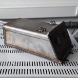 Piece muflowe laboratoryjne - skrzynka gazowa z dozownikiem gazu obojętnego