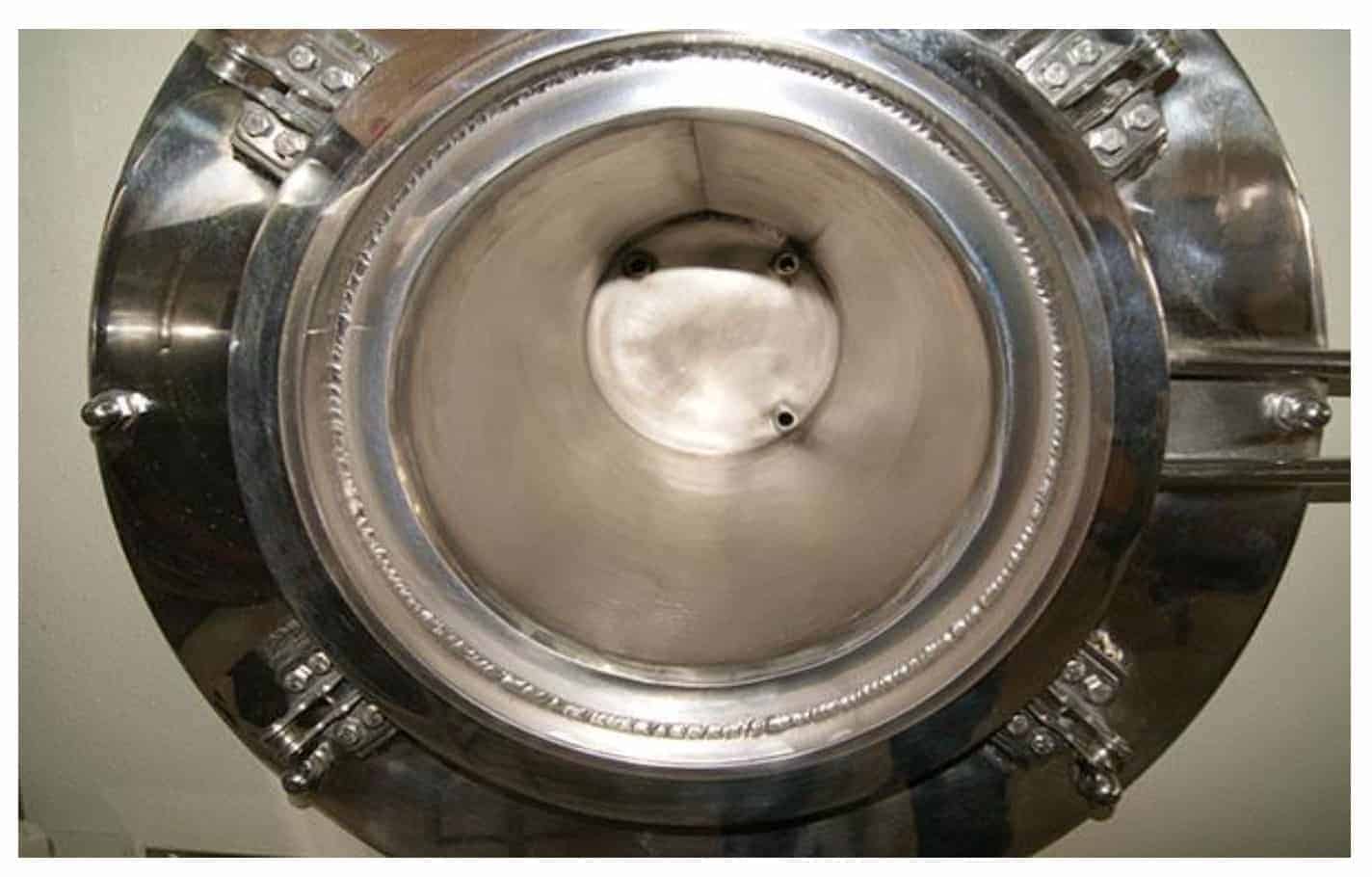 Próżniowa mufla/retorta ze stali żaroodpornej