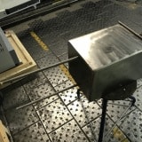 Piec komorowy - stalowa mufla z przyłączem gazu obojętnego