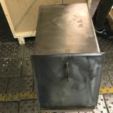 Piec komorowy - stalowa mufla z przyłączem gazu obojętnego