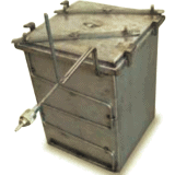 Skrzynia szczelna z do obróbki w gazie obojętnym