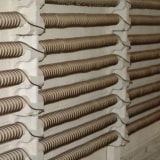 Grzałki w piecu oporowym